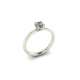 Solitaire ring femininity white gold diamond certificate GIA carat 0.40 G-IF