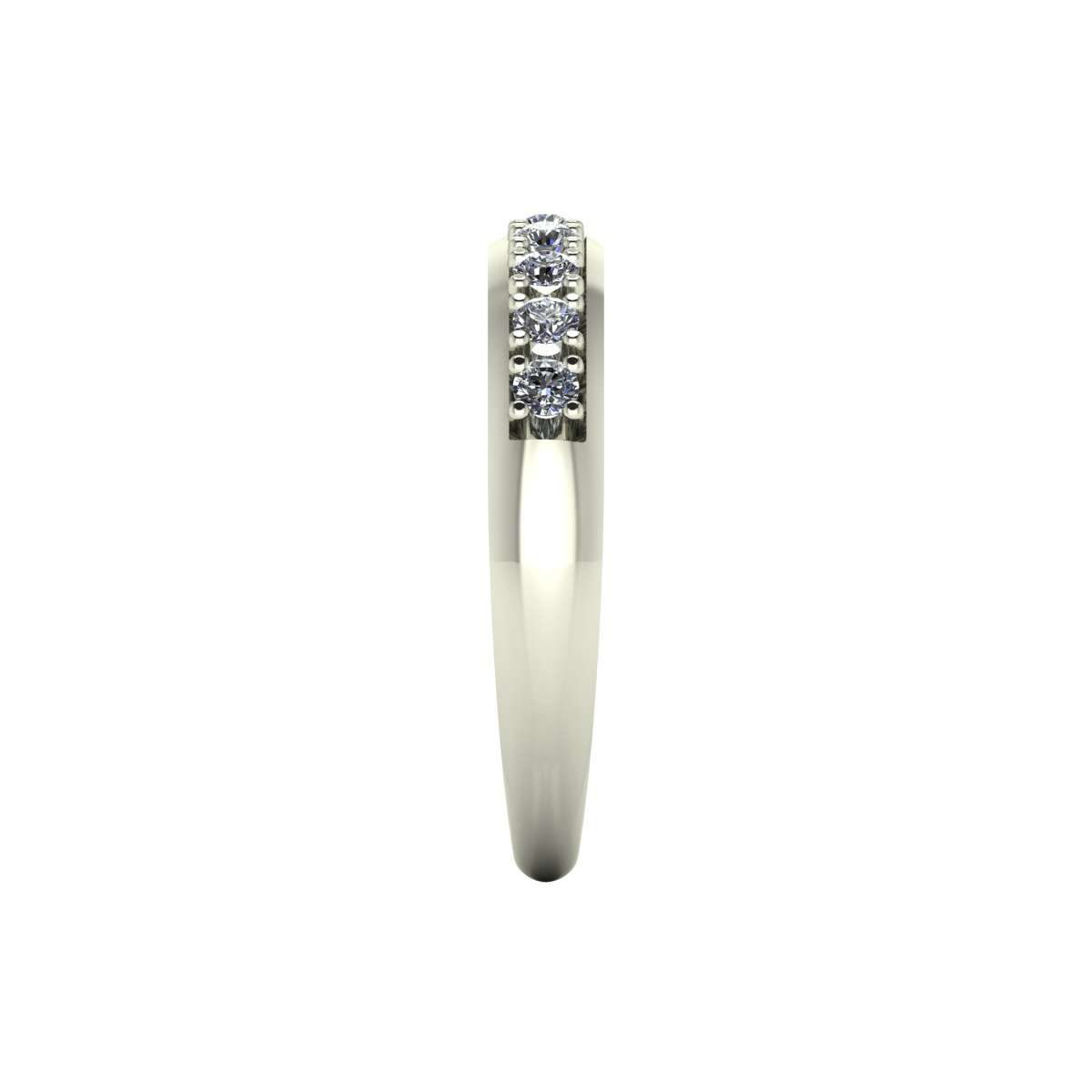 Eternity ring in white gold diamonds 1.03 G-VVS1