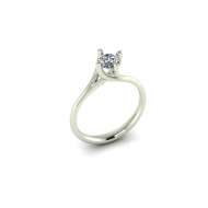 Anello solitario Valentino diamante GIA ct. 0.50 D-VS2 Anello solitario Valentino diamante GIA ct. 0.50 D-VS2
