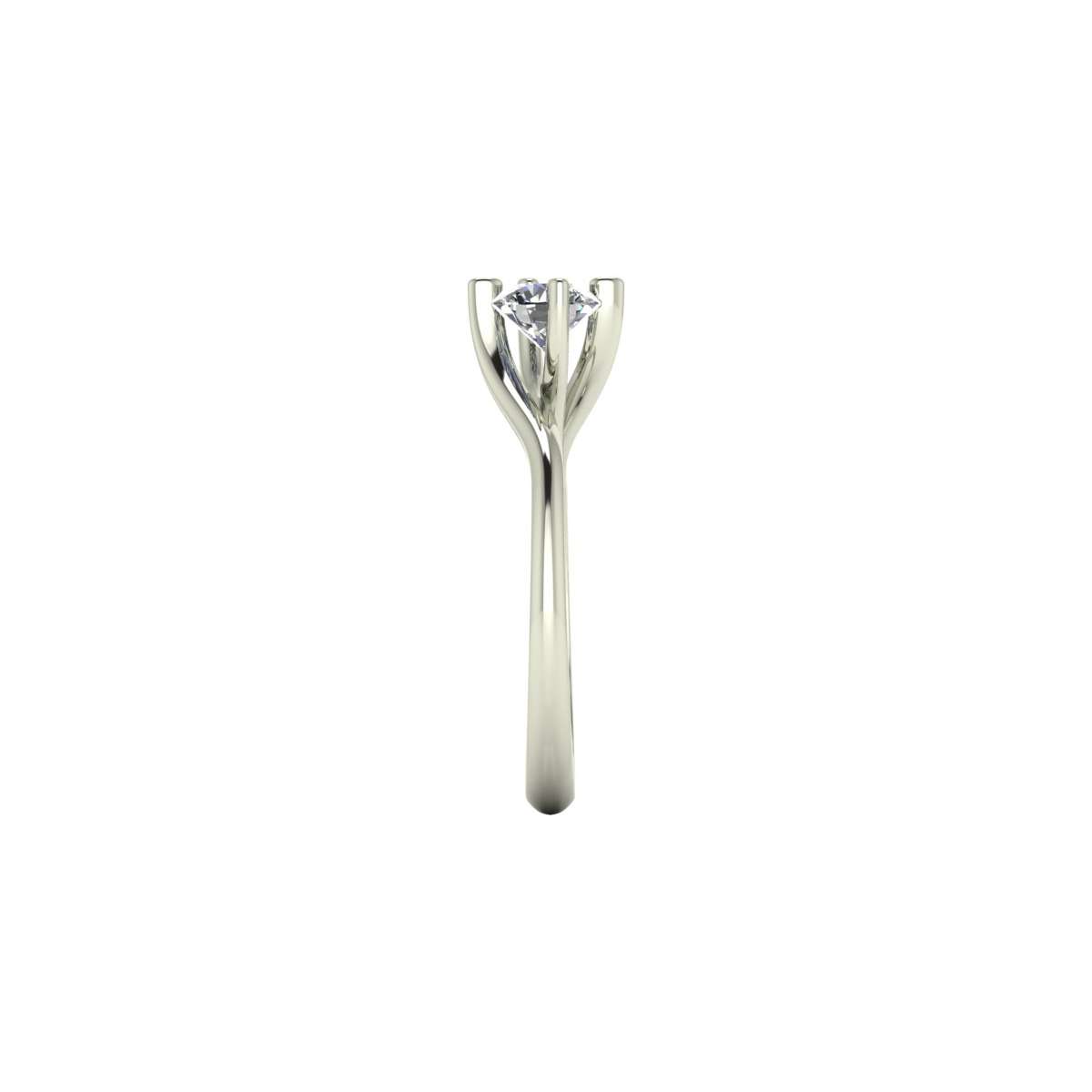 Valentino diamond solitaire GIA ct. 0.50 D-VS2