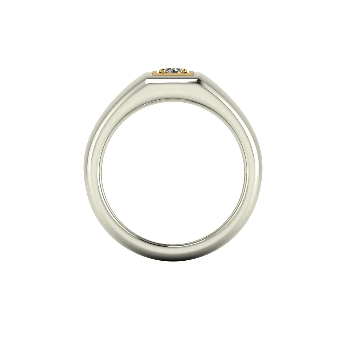 Anello solitario diamante certificato IGI carati 0,20 G-VS1 