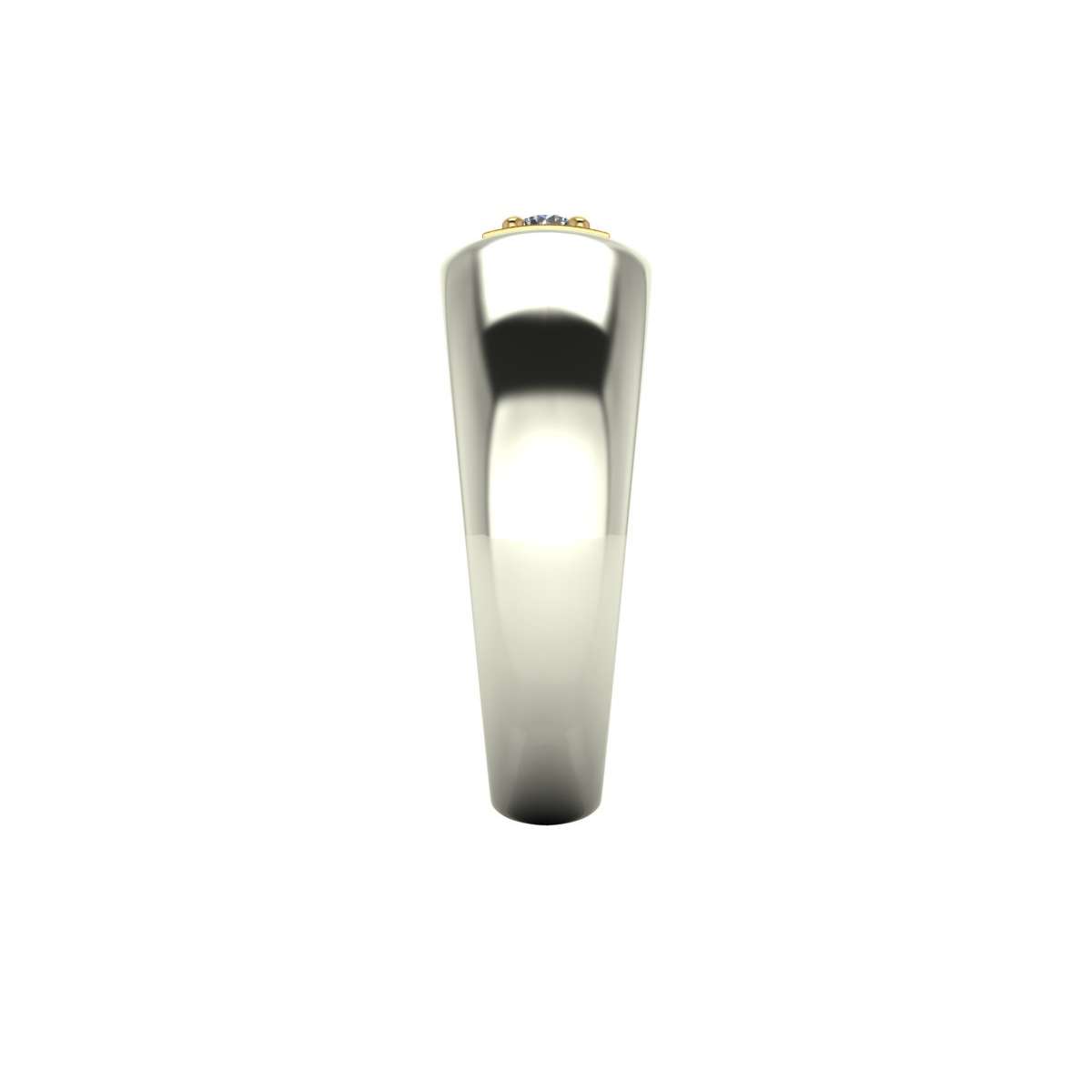 Anello solitario diamante certificato IGI carati 0,20 G-VS1 