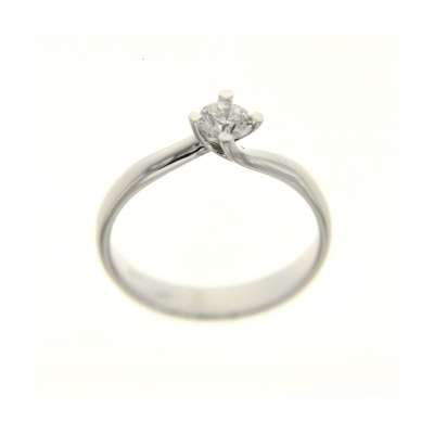 Valentino solitaire ring GIA diamond ct 0.33 D-VS2
