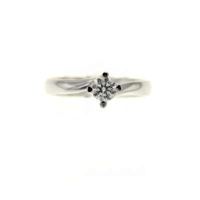 Valentino solitaire ring GIA diamond ct 0.33 D-VS2