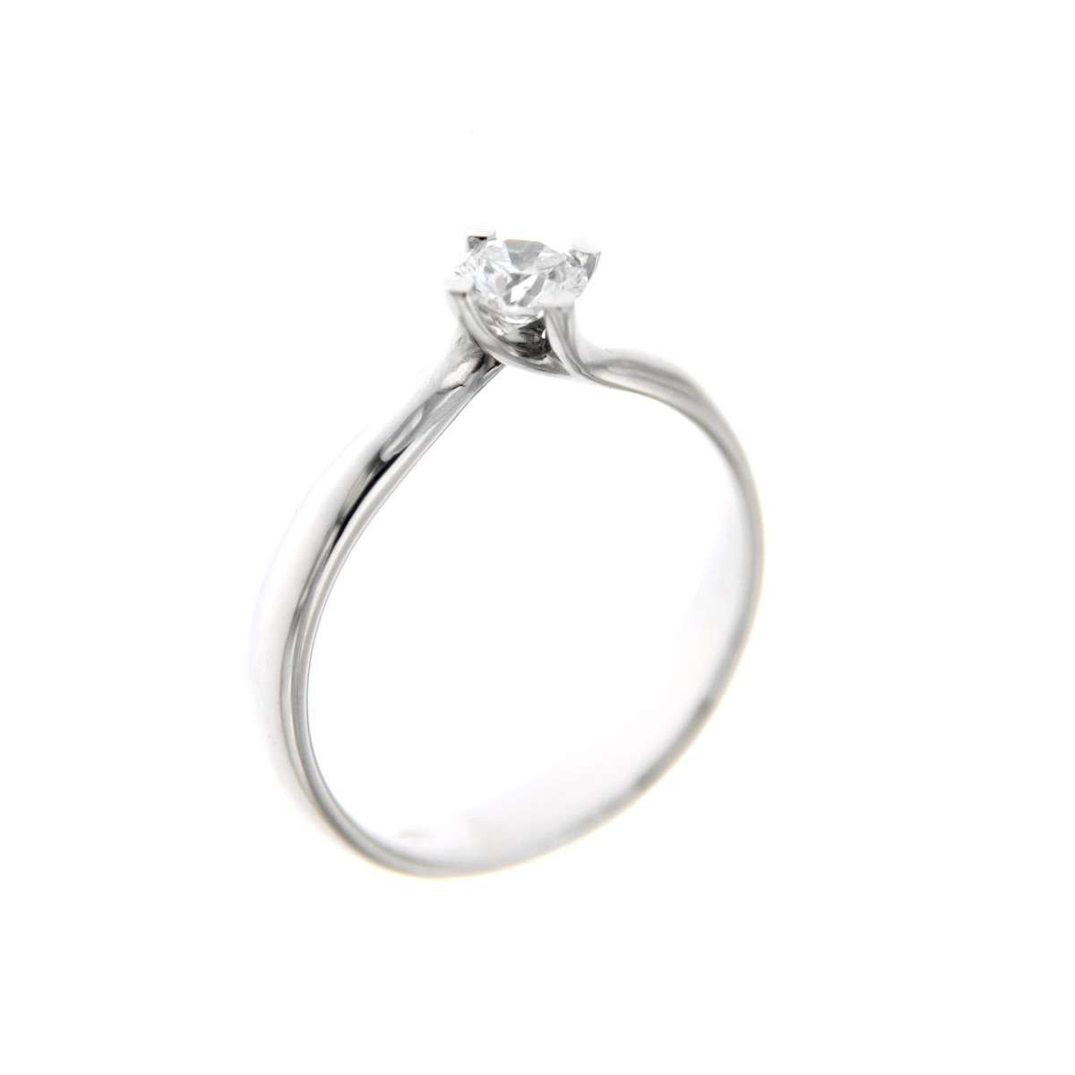 Valentino solitaire ring GIA diamond ct 0.33 D-VS2
