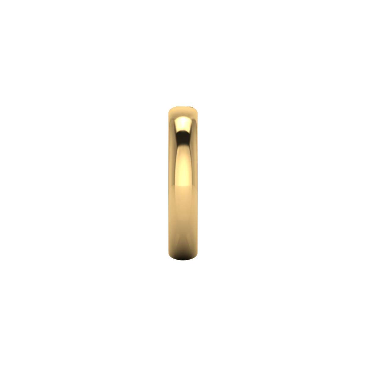 Fede Tristano e Isotta oro con diamante carati 0.03 G-VVS1