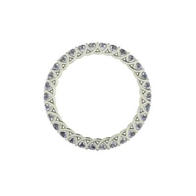 Anello veretta 1 carato G-VS1