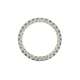 Eternity ring in white gold diamonds carat 2 g-vs1