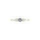 Women's solitaire ring at low prices made of white gold with a GIA carat certificate of 0.30 F-IF