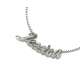 Necklace name Jessica white gold diamond carats 0.01g-vvs1