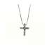 Cross necklace 0.07 carats diamonds G-VS1
