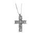 Cross necklace 0.15 carats diamonds G-VS1