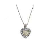 Punto luce diamanti  bianchi ct 0.09 g-vs1 FY-VS2 ct 0.36 taglio cuore Punto luce diamanti  bianchi ct 0.09 g-vs1 FY-VS2 ct 0.36 taglio cuore