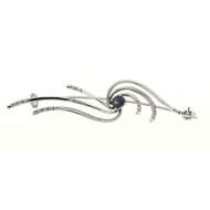Spilla concon zaffiro ct.0.45 e diamanti carati 0,10 G-VS1 Spilla concon zaffiro ct.0.45 e diamanti carati 0,10 G-VS1
