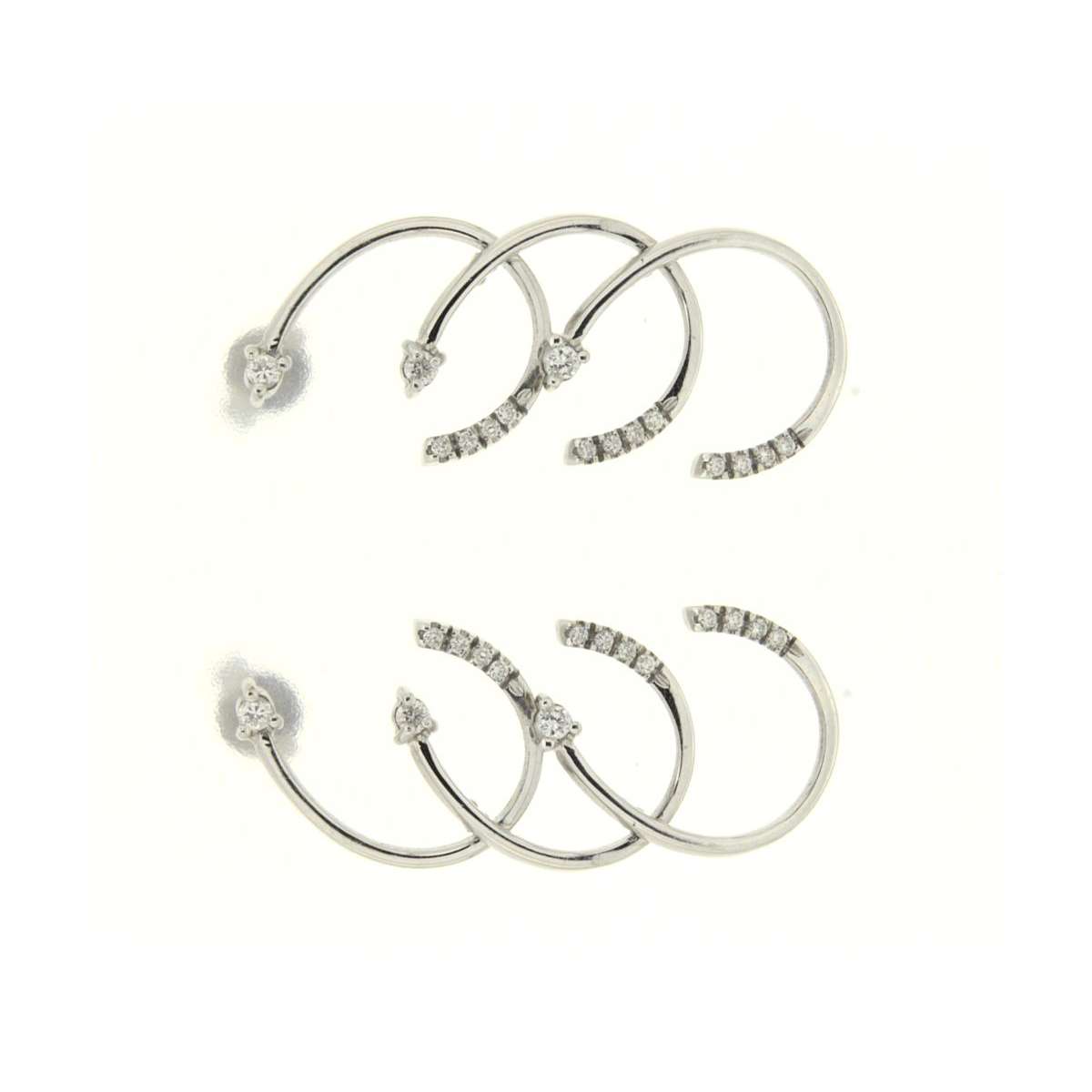 Fancy earrings 0.30 carats diamonds G Color VS1 Clarity