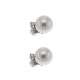 Earrings pearls 8 mm 0.04 carats diamonds G-VS1