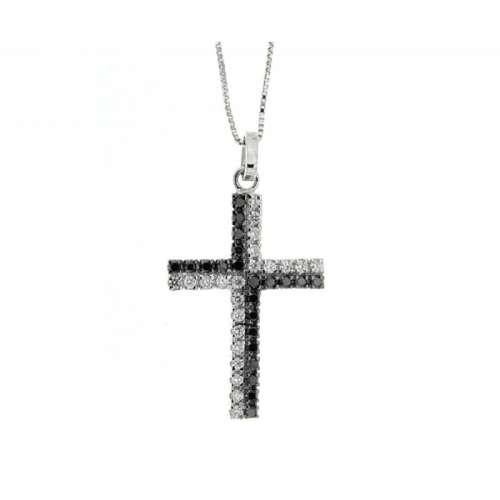 Gucci 18k Gold Separate Cross Pendant Necklace Silvery Metal ref.1025323 -  Joli Closet