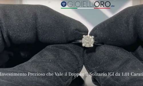Investimento Prezioso che Vale il Doppio: Il Solitario IGI da 1.01 Carati