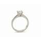 Anello solitario 4 griffe diamante certificato IGI ct 0.72 H-VVS2