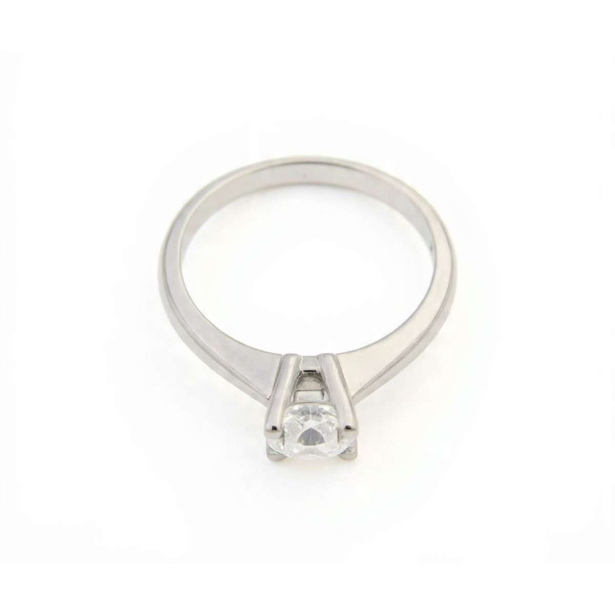 Anello solitario 4 griffe diamante certificato IGI ct 0.72 H-VVS2