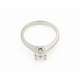 Anello solitario 4 griffe diamante certificato IGI ct 0.72 H-VVS2