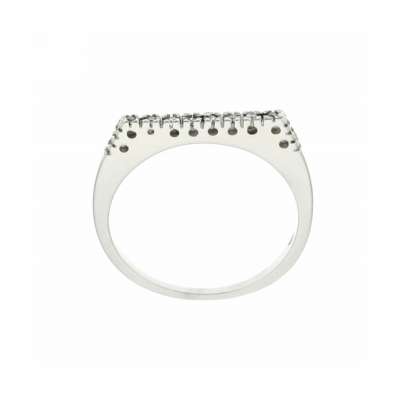 White gold eternity ring flat head 0.06 carats diamonds G Color VS1 Clarity