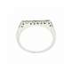 White gold eternity ring flat head 0.06 carats diamonds G Color VS1 Clarity