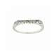 White gold eternity ring flat head 0.06 carats diamonds G Color VS1 Clarity