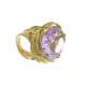 Lost wax ring amethyst 40.00 carats