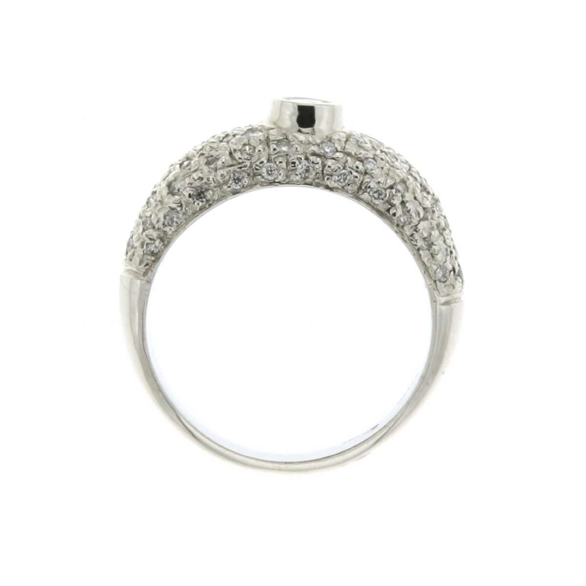 Anello diamanti carati 0,47 G-VS1