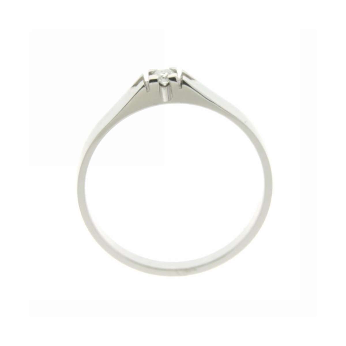 Solitaire ring for men 0.08 carats diamond F-VVS1