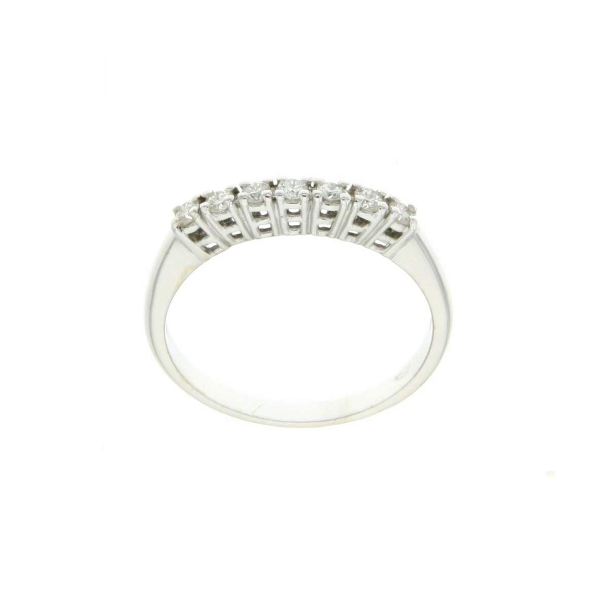 eternity ring seven diamonds 0.21 carats G-VS1 