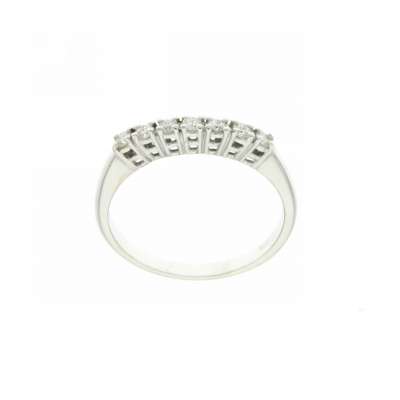eternity ring seven diamonds 0.21 carats G-VS1 