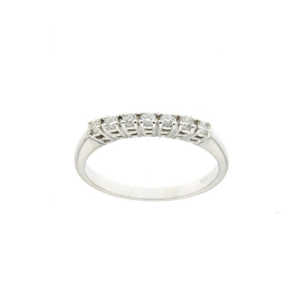 eternity ring seven diamonds 0.21 carats G-VS1 