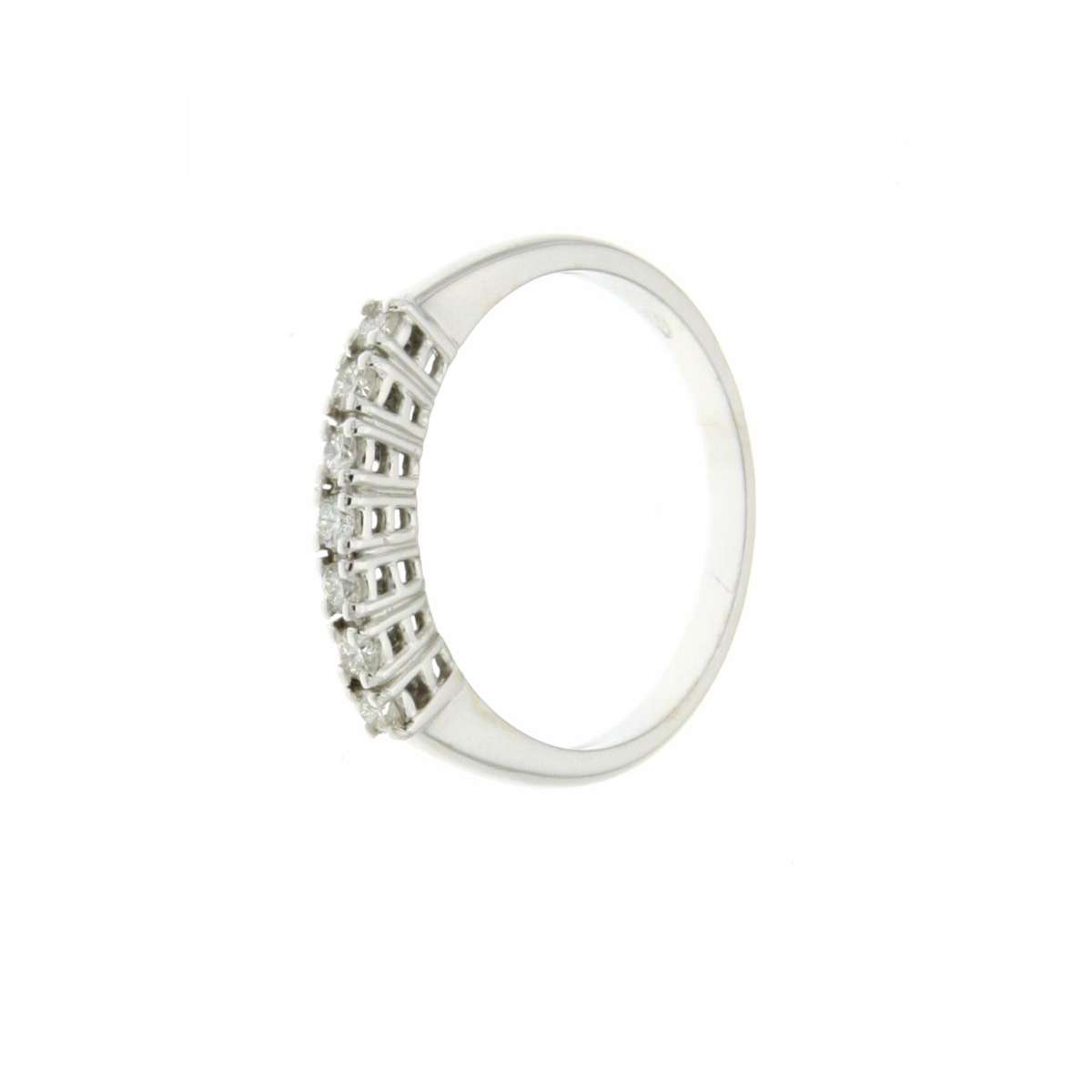 eternity ring seven diamonds 0.21 carats G-VS1 