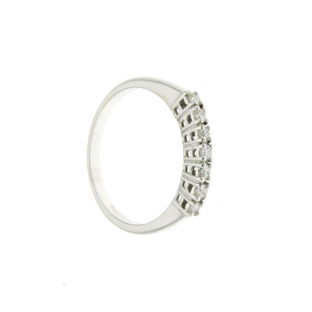 eternity ring seven diamonds 0.21 carats G-VS1 