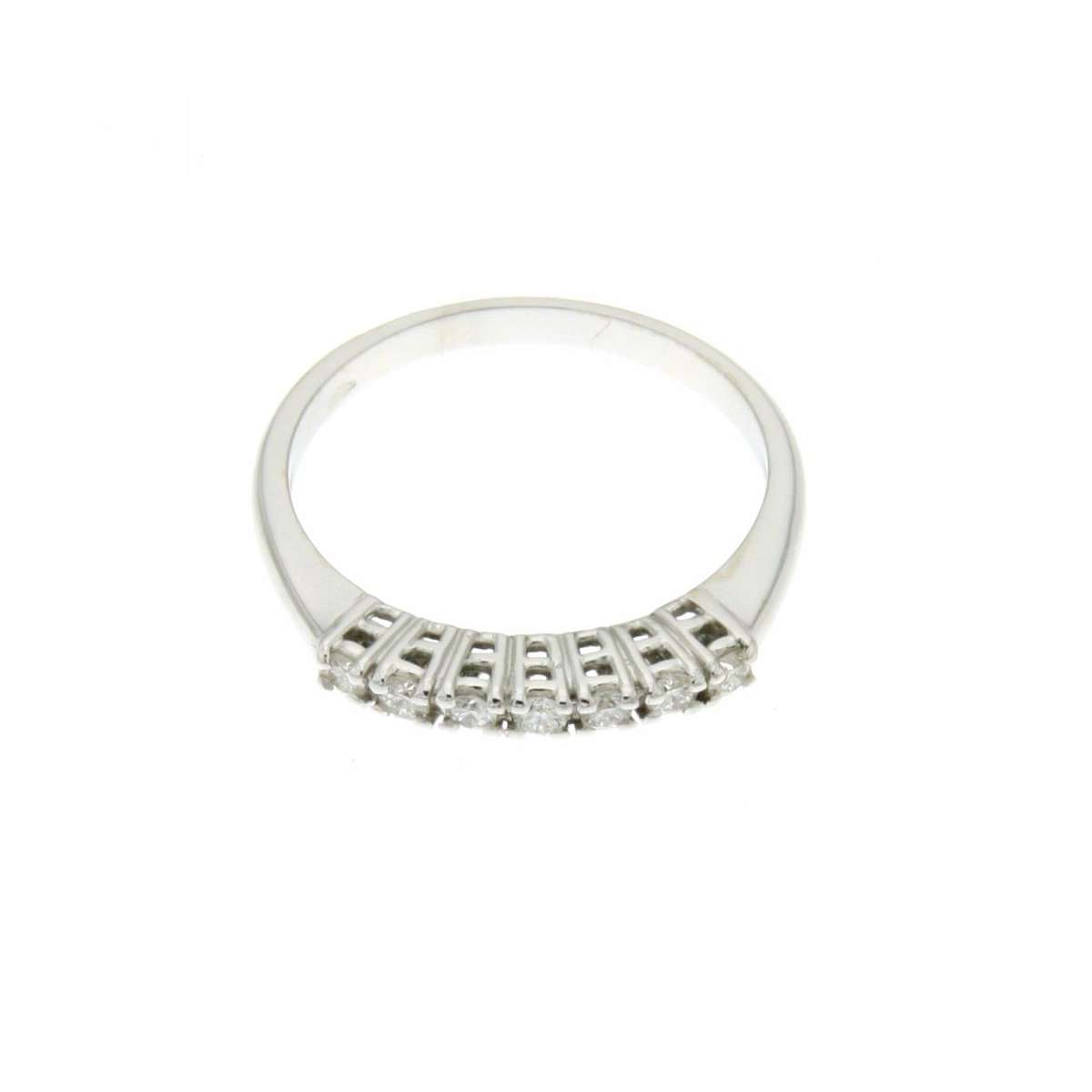 eternity ring seven diamonds 0.21 carats G-VS1 