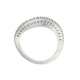 White gold half eternity ring 0.10 carat diamond G-VS1 