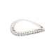 White gold half eternity ring 0.10 carat diamond G-VS1 