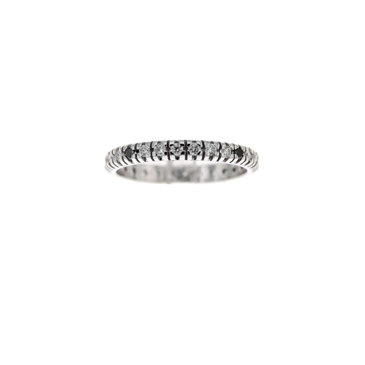 White gold full diamond eternity ring 0.36 carats G-VS1