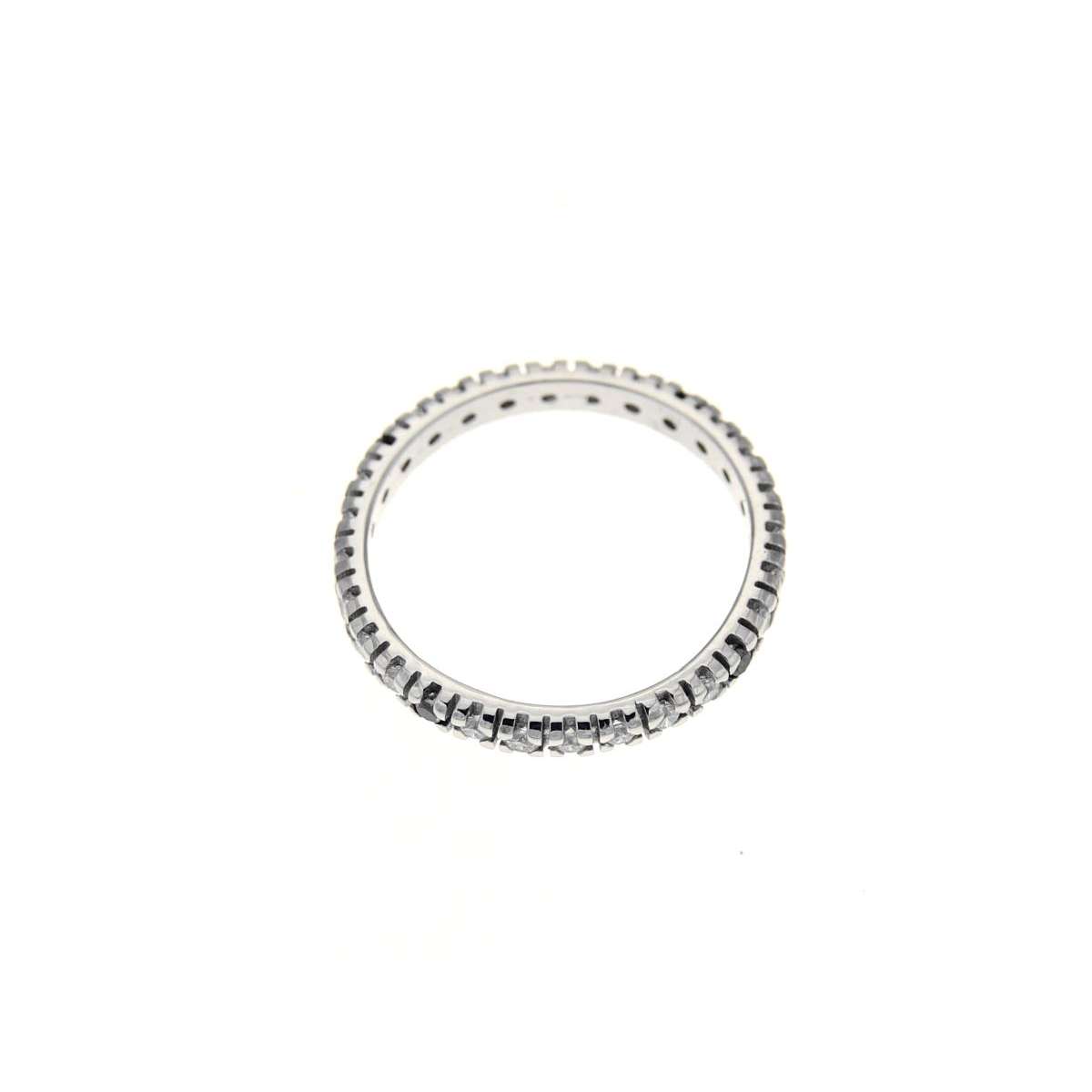 White gold full diamond eternity ring 0.36 carats G-VS1