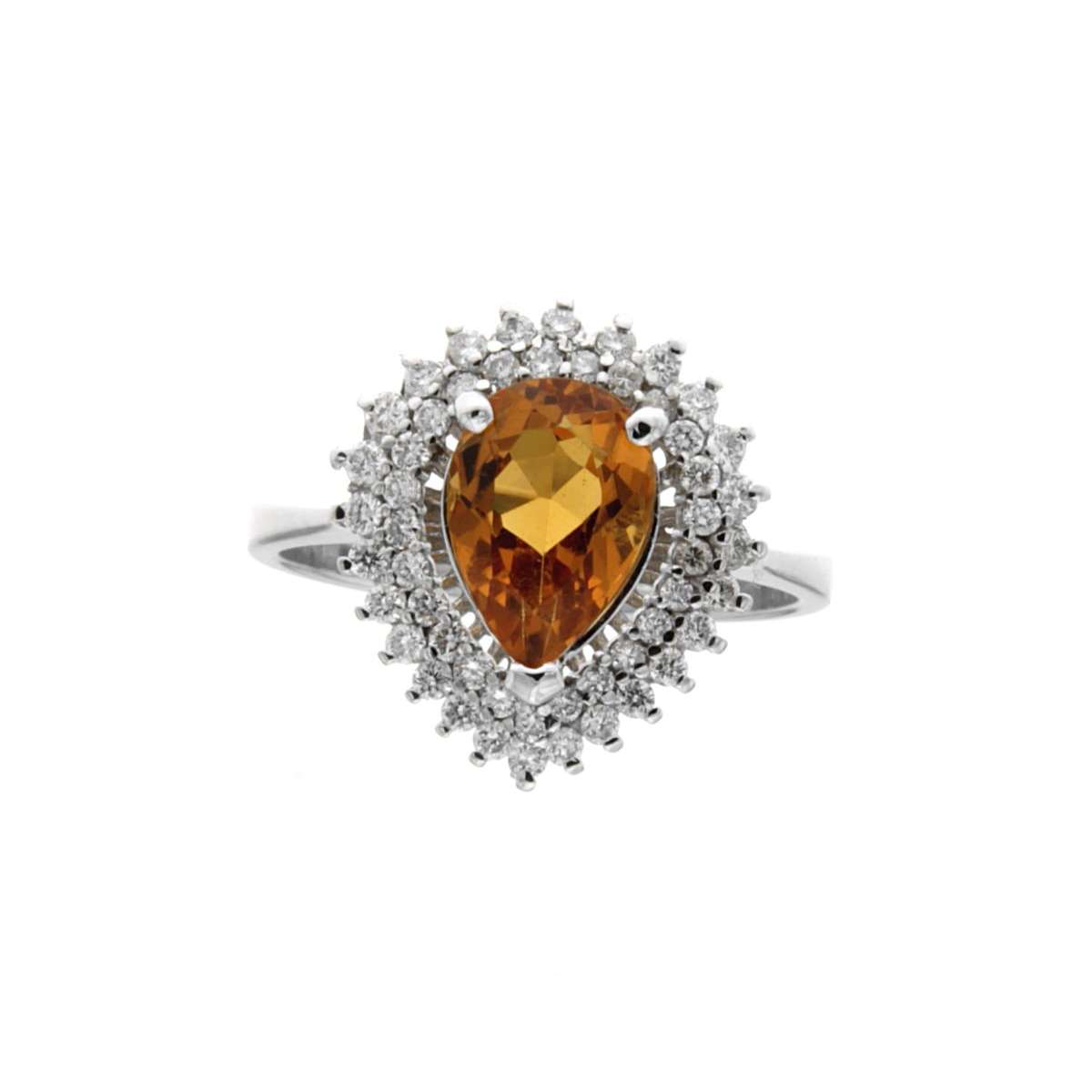 Anello oro con topazio giallo prezzo clearance