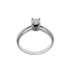 Anello solitario 4 griffe diamante certificato GIA ct 0,43 F-VS2