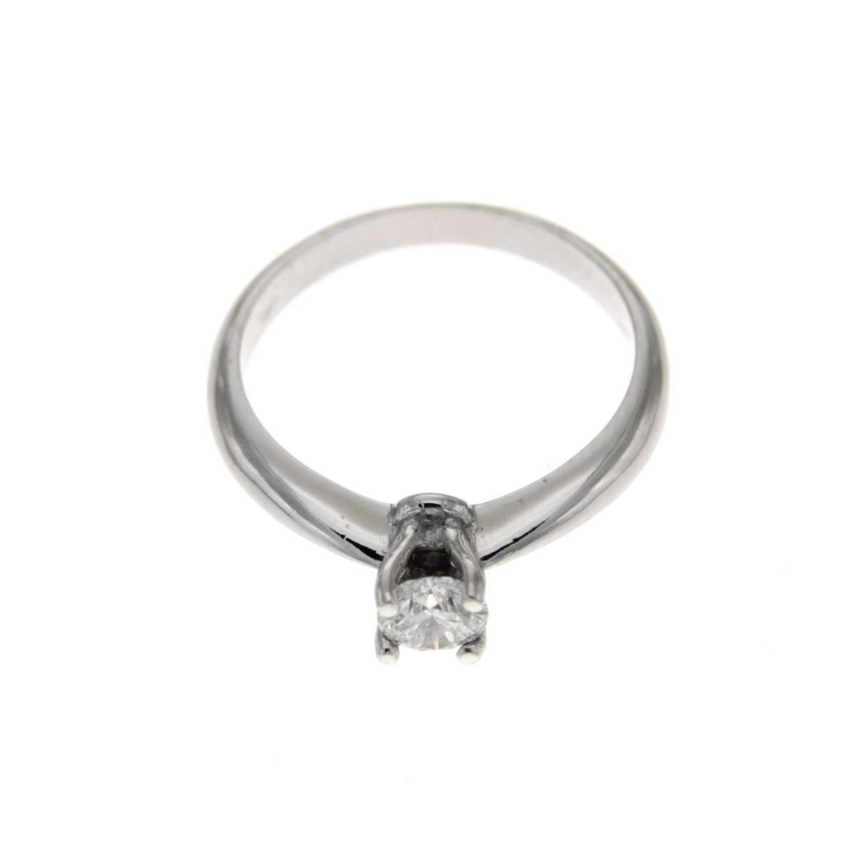 4-prong Solitaire Ring with GIA Certified 0.43 ct F-VS2 Diamond