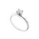 Valentino Solitaire Ring: 4 Prongs with 0.40 ct Diamond G-VS1