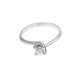 Valentino Solitaire Ring: 4 Prongs with 0.40 ct Diamond G-VS1