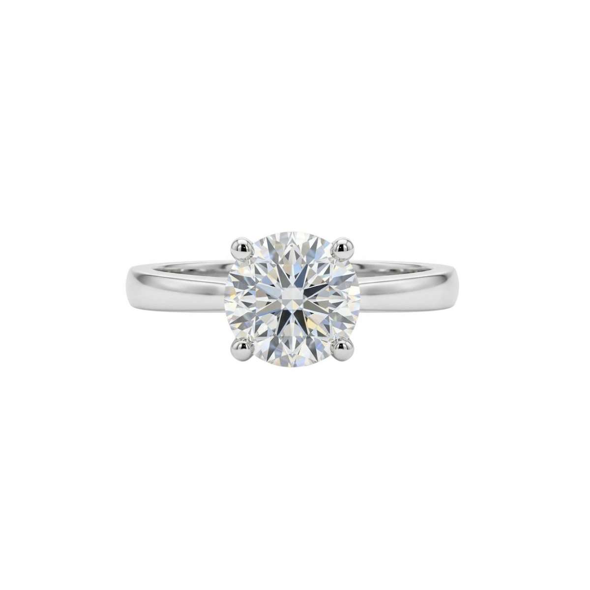 Solitaire ring 4 prongs with IGI certified diamond 1.01 ct G-VS2
