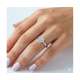 Solitaire ring 4 prongs with IGI certified diamond 1.01 ct G-VS2