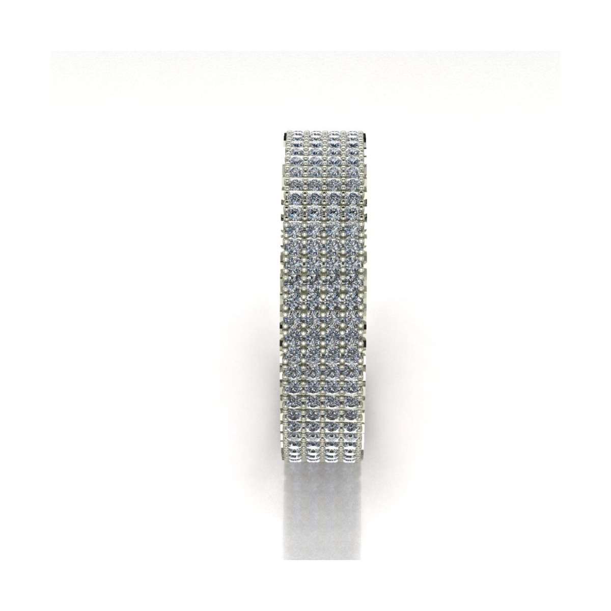 Anello fascia di brillantidiamanti carati 1,50 D-VVS1