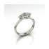 Anello trilogy diamanti GIA carati 0,73 D-VVS1
